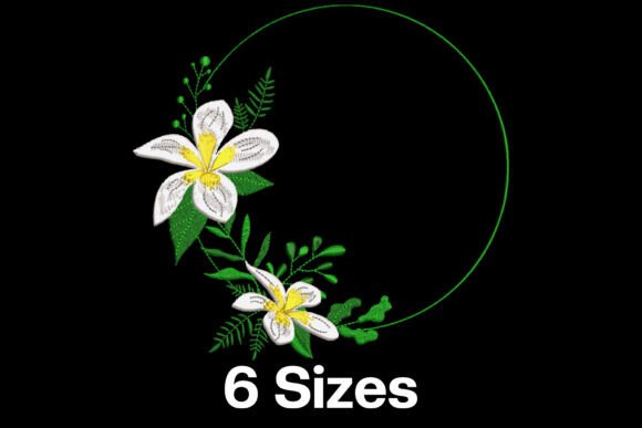 Beautiful Circle Flower Frame for Holiday Collections