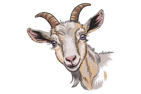 Billy Goat: A Seasonal Embroidery Gem for Holiday Collections