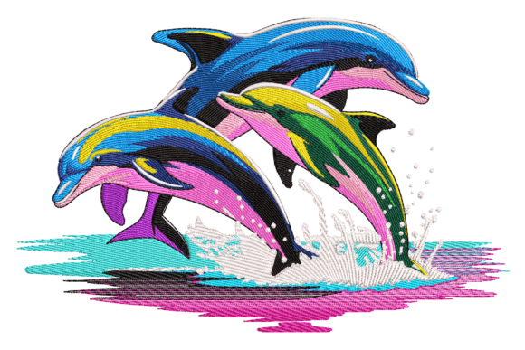 Dolphin Family Embroidery Design Review