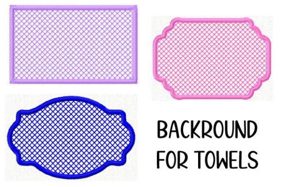 Knockdown Stitch Backgrounds – 3 Shapes