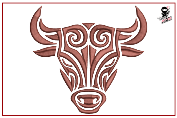 Review: Tribal Bull Head for Real Embroidery Projects