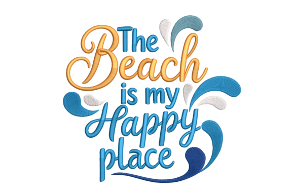 The Beach is My Happy Place – Beach Quote